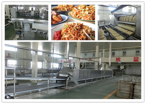Κίνα Το ανοξείδωτο τηγάνισε τη στιγμιαία γραμμή παραγωγής νουντλς, στιγμιαία νουντλς που κατασκευάζουν τις μηχανές προμηθευτής